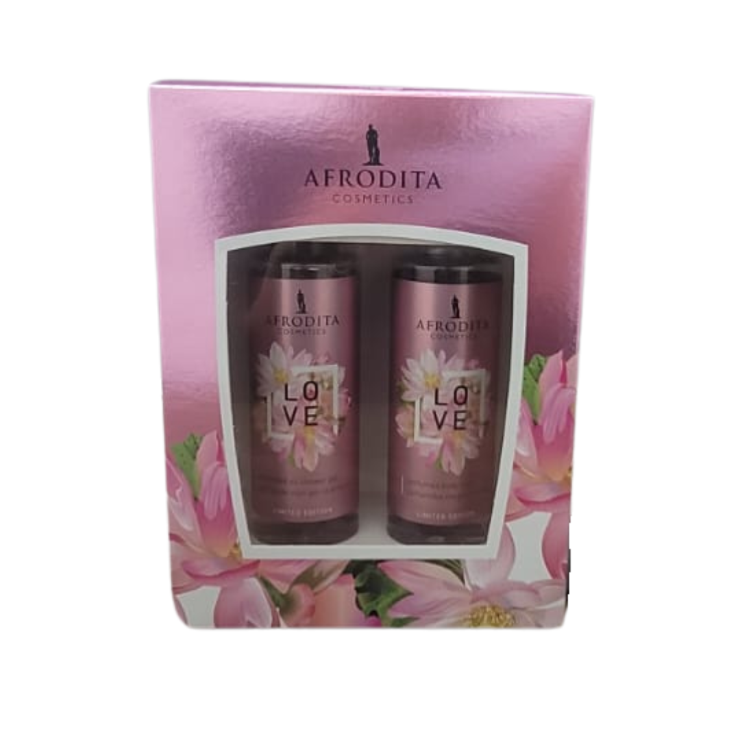 Afordita Gift Package -Valentine Set- Oil Shower Gel and Body Mist-1