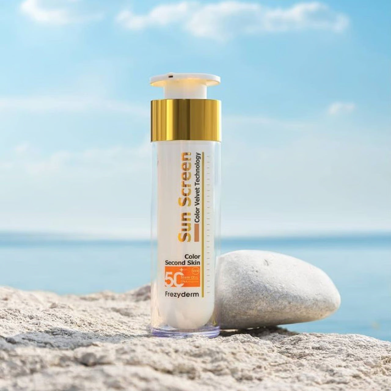 Frezyderm Sunscreen Color Velvet Face SPF50+ 50ml | Tinted, Mattifying & High Sun Protection-2