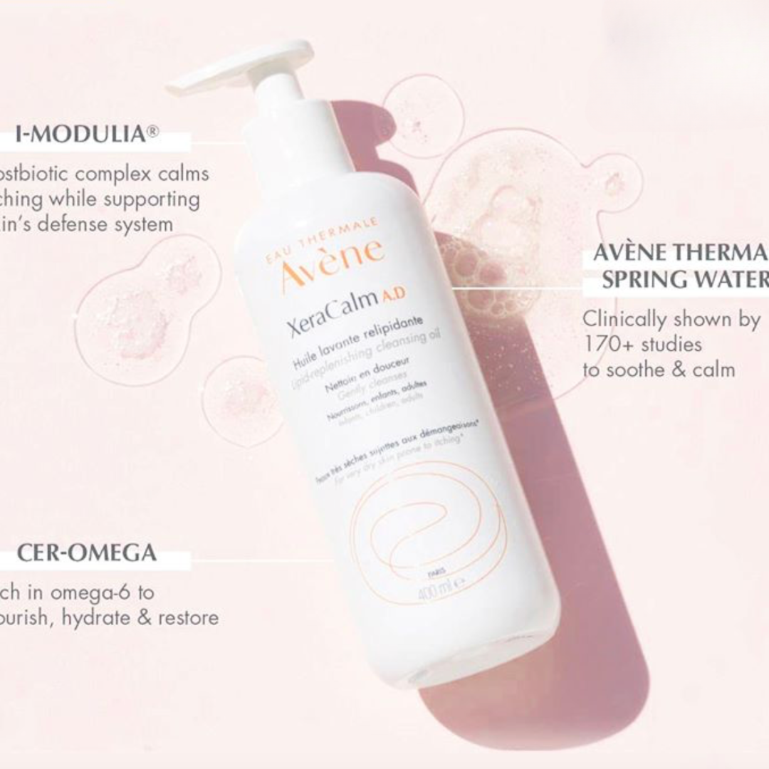 Avene Xeracalm A.D Huile Lavante Relipidante, Lipid Replenishing Cleansing Gel-3