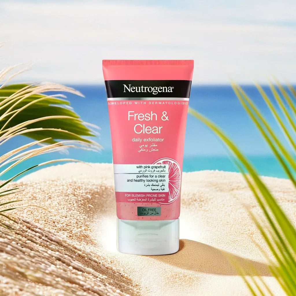 Neutrogena Fresh & Clear Daily Exfoliator, Pink Grapefruit & Vitamin C - 150ml-2