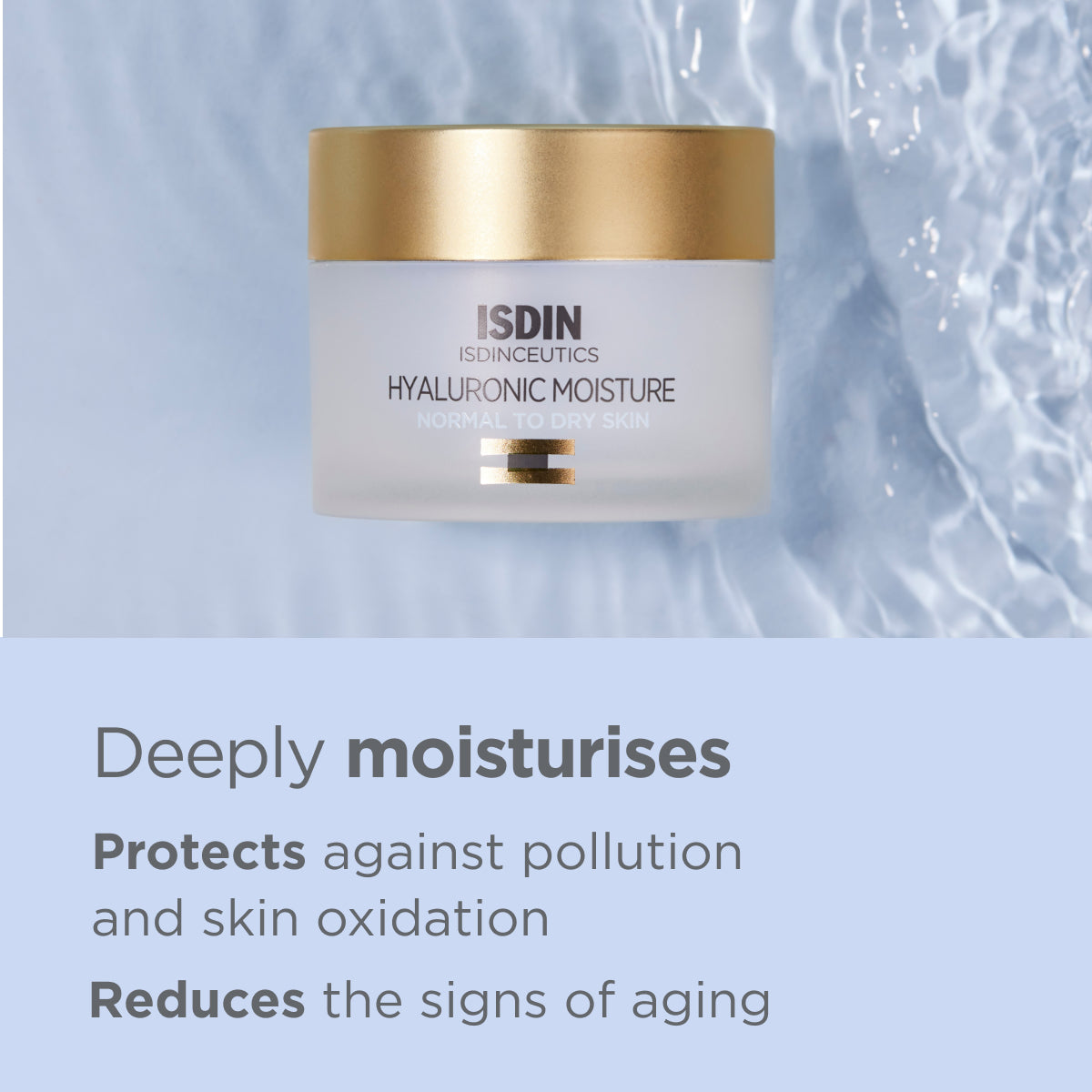 ISDIN Blue Box Hyaluronic Moisture Normal Skin + Free Headband-3