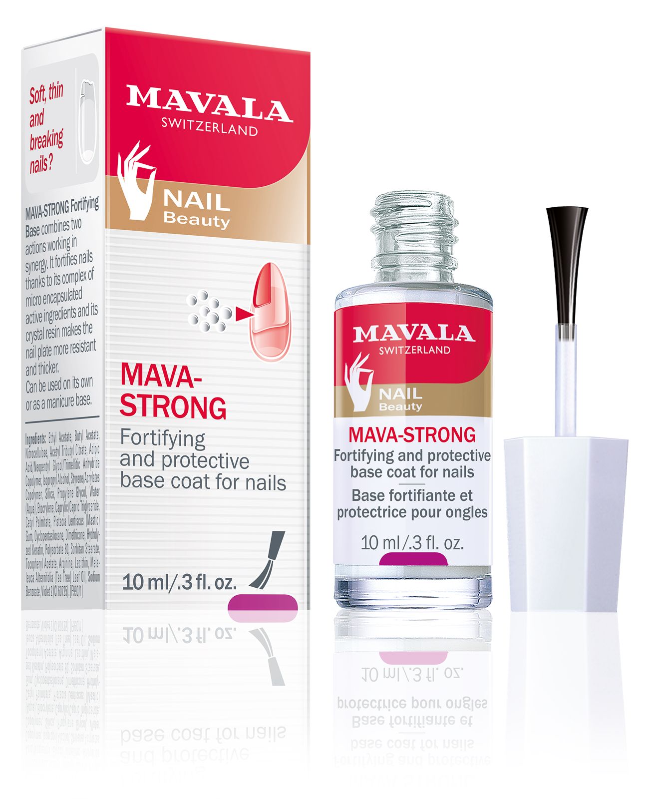 Mavala Mava-Strong 10ml – Fortifying & Protective Base Coat for Nails-1