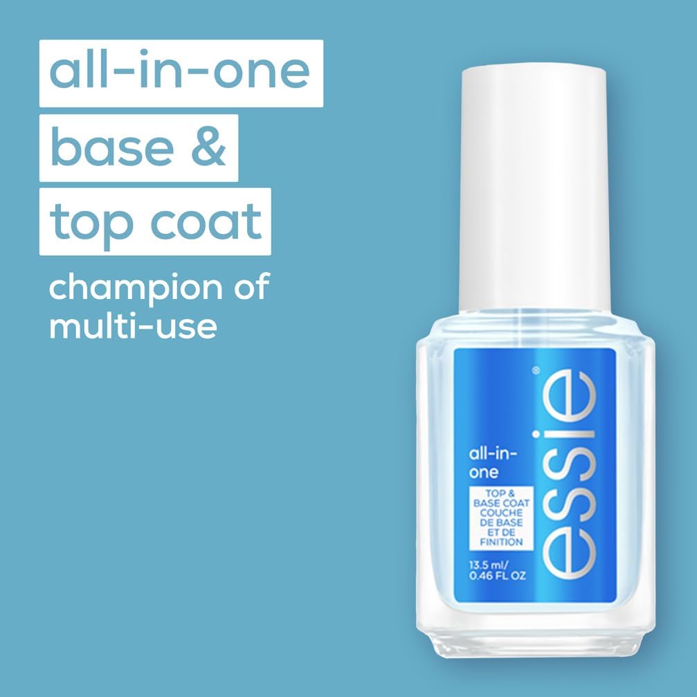 Essie All-in-One Top Coat Base Coat, Top Coat & Strengthener 13.5ml-3