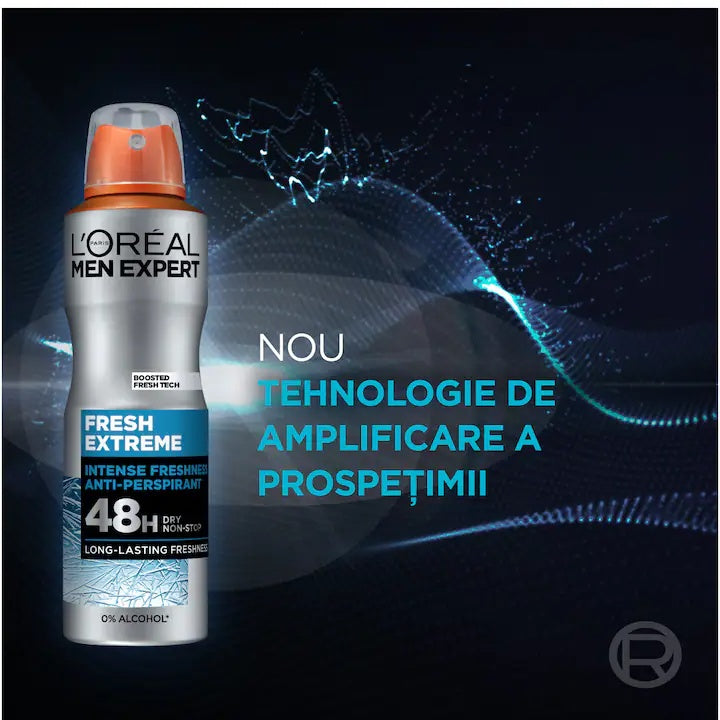 L'Oreal Men Expert Fresh Extreme Deodorant Spray 150 ml – Ultimate Freshness & Protection-3