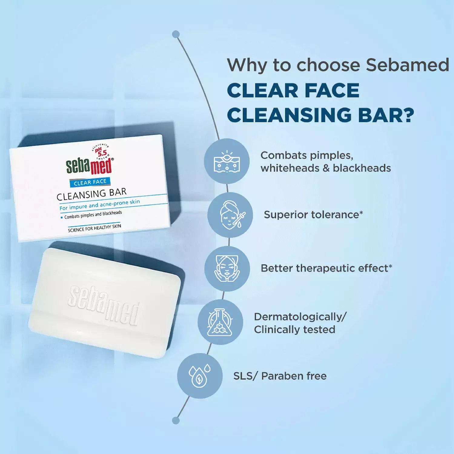 Sebamed Clear Face Cleansing Bar-3