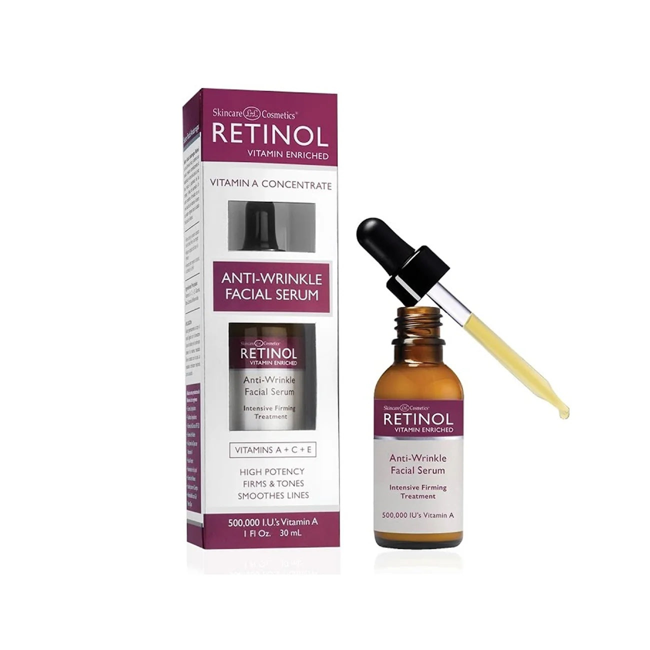 Skincare LdeL Retinol Anti-Wrinkle Facial Serum – Intensive Firming Vitamin A Serum 30ml-1