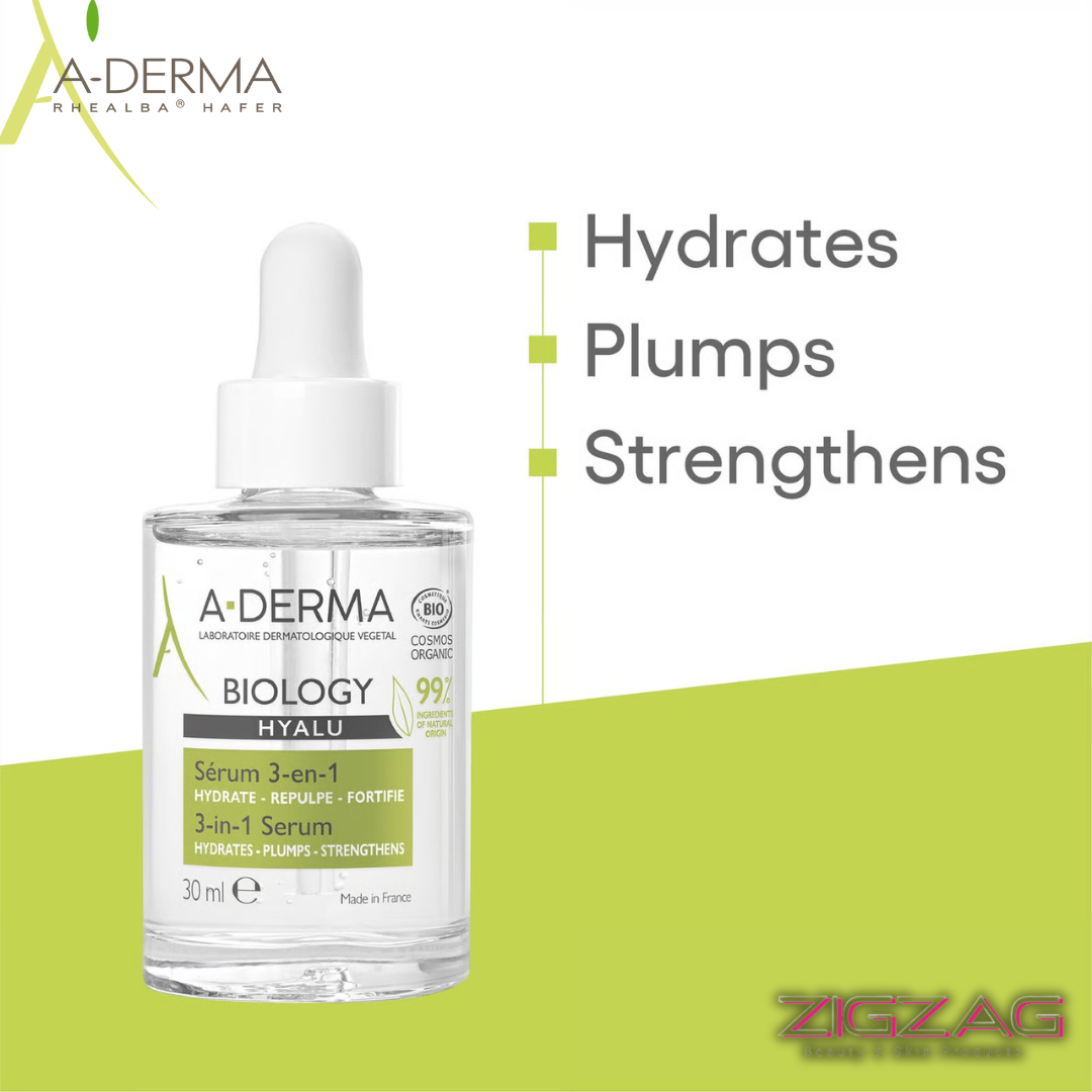 ADERMA Biology Hyalu 3-in-1 Serum 30ml - Hydrates-Plumps-Strengthens-2