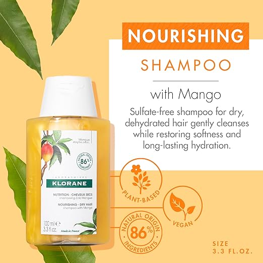 Klorane Nourishing Shampoo With Mango Butter-4