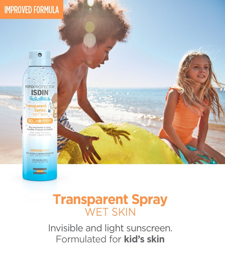 ISDIN Fotoprotector Transparent Spray Wet Skin Pediatrics SPF 50-5