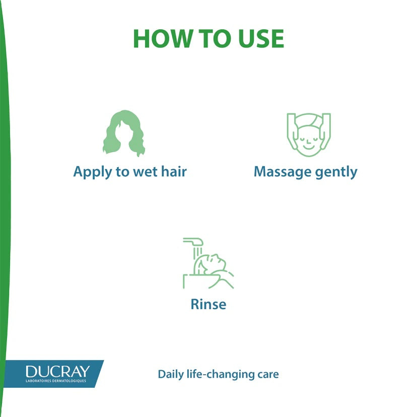 Ducray Sensinol Physio-Protective Soothing Shampoo for Sensitive Itchy Scalp 200ml-4