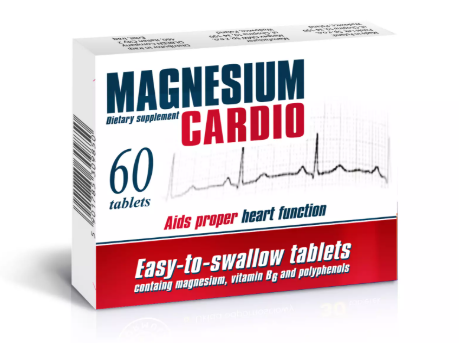 Magnesium Cardio 60 Tablets | Magnesium Supplement for Heart Health and Muscle Function-1