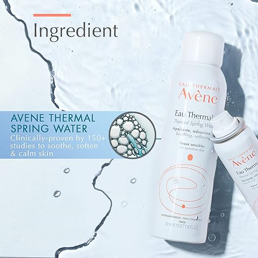 Avene Eau Thermal Spray Pure Thermal Spring Water 150ML & 300ML - Refreshing Hydration and Soothing Relief-3