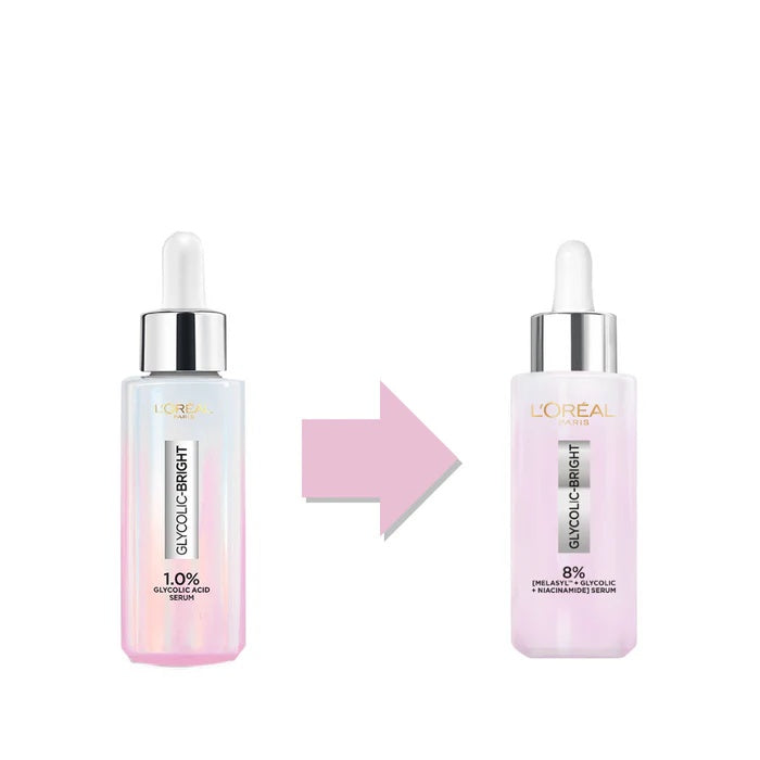 L'Oreal Paris Glycolic Bright 8% Face Serum | Brightens Dark Spots with Melasyl & Niacinamide-2