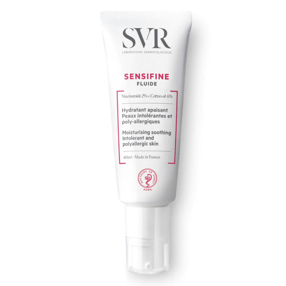 SVR Sensifine Neutral Fluid Ultra-Soothing Hydrating Fluid for Sensitive Reactive Skin with Minimalist Fragrance-Free Formula for Redness & Irritation-1
