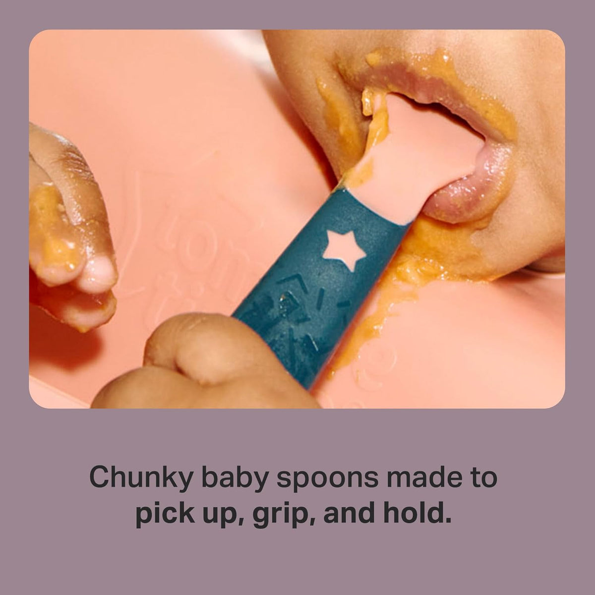 Tommee Tippee 6m+ Easy Grip Self Feeding Spoons