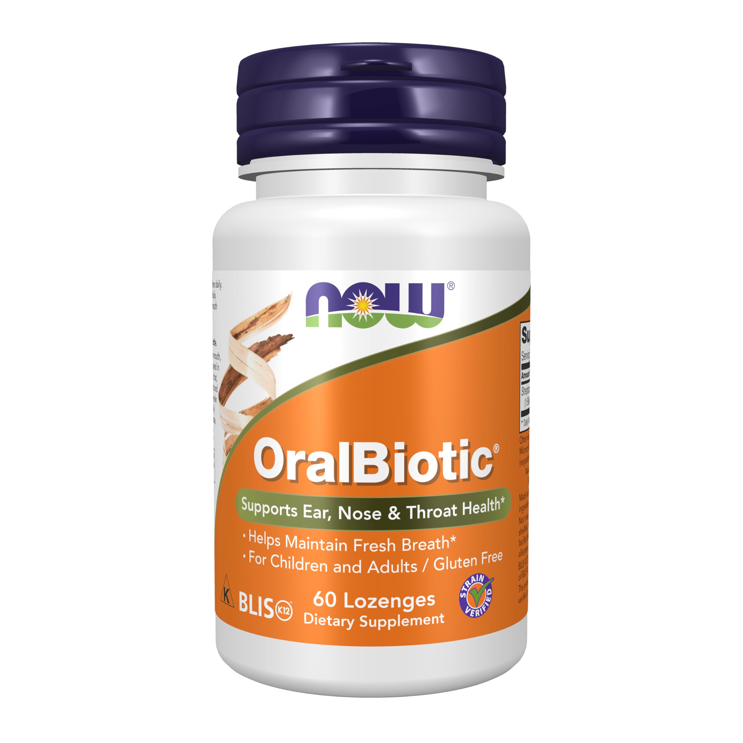 NOW OralBiotic Lozenges 60 pcs