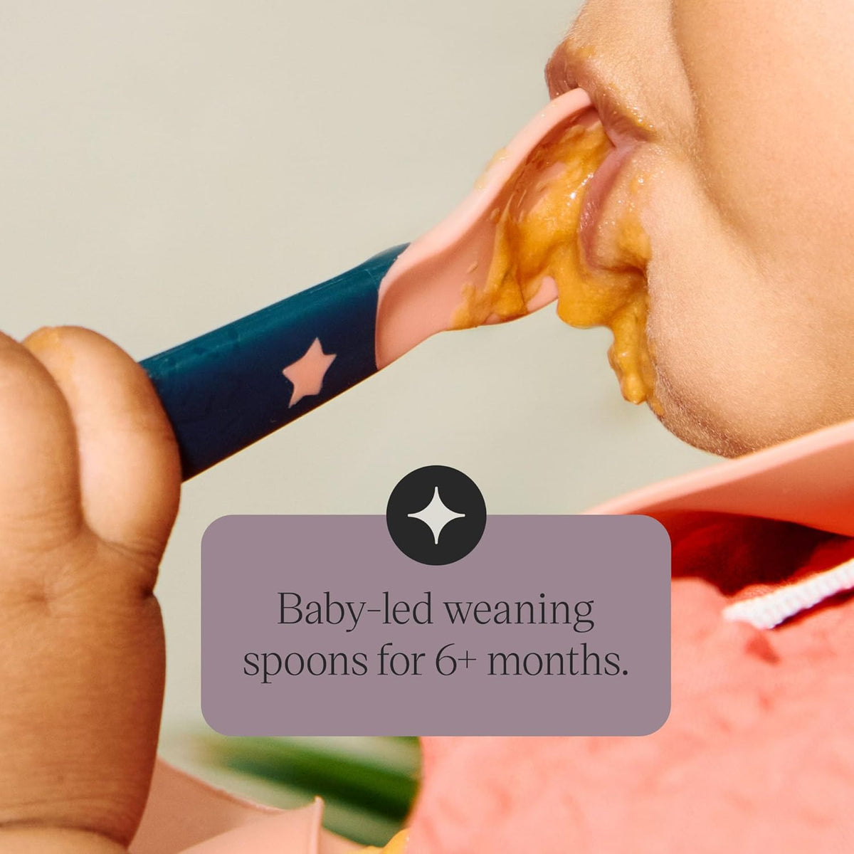 Tommee Tippee 6m+ Easy Grip Self Feeding Spoons