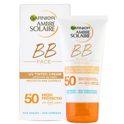 Garnier Ambre Solaire 5-in-1 Tinted BB Face Cream SPF 50 Medium Tone 50ml – Even Tone & High Sun Protection-1