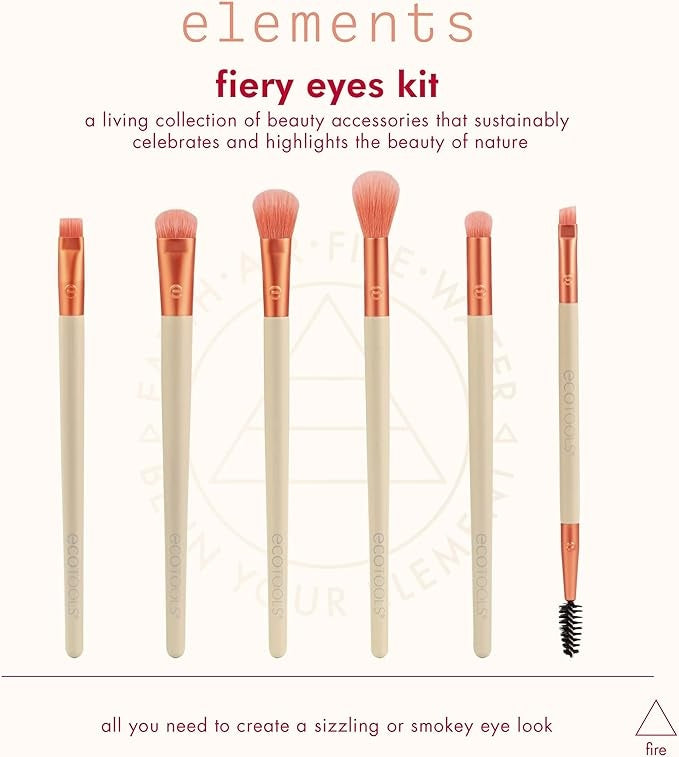 EcoTools Elements Limited Edition Fiery Eyes Makeup Brush Set-3
