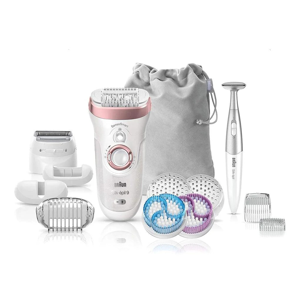 Braun Silk-epil 9 SkinSpa SensoSmart Wet & Dry Epilator with 3-in-1 Trimmer-3