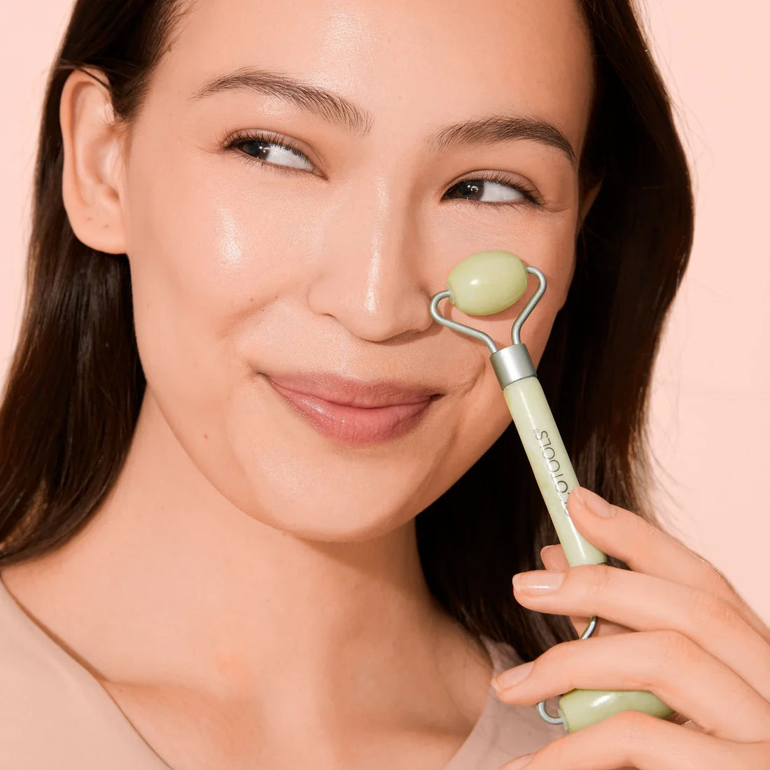 Ecotools Roller Jade + GuaSha Stone Duo-4