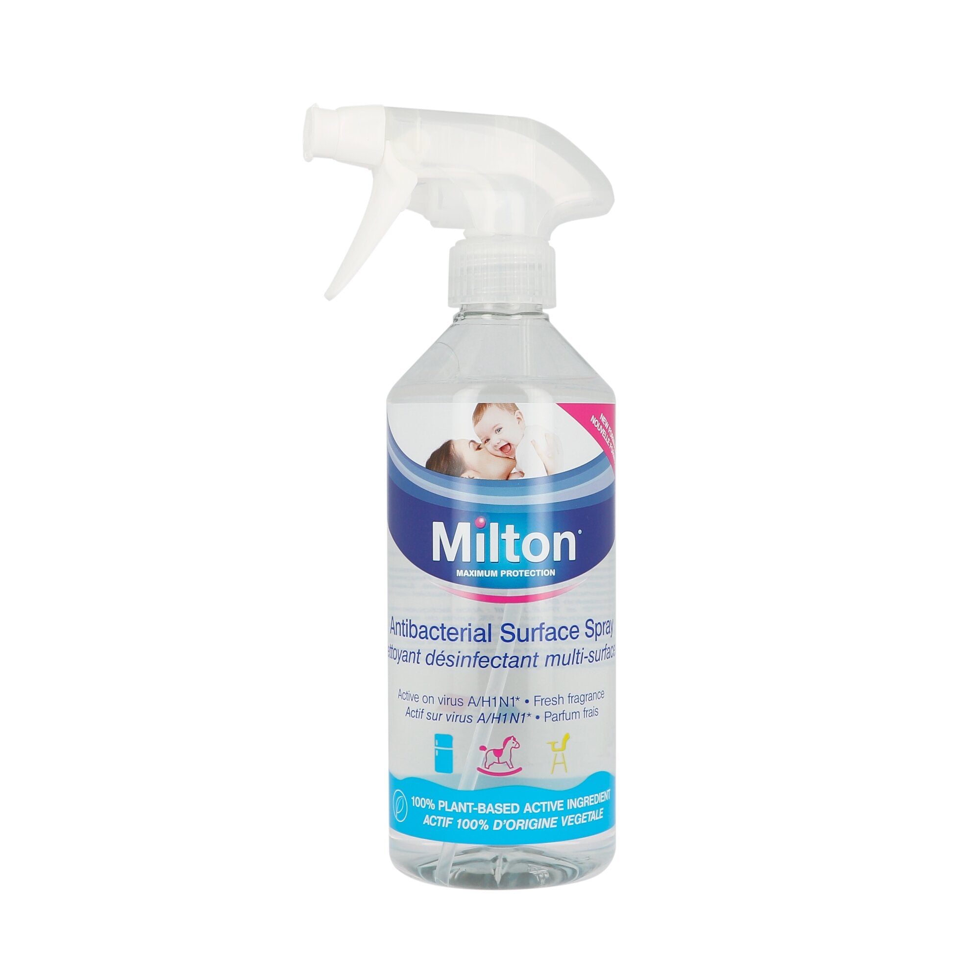 Milton Maximum Protection Antibacterial Surface Spray 500ml-1