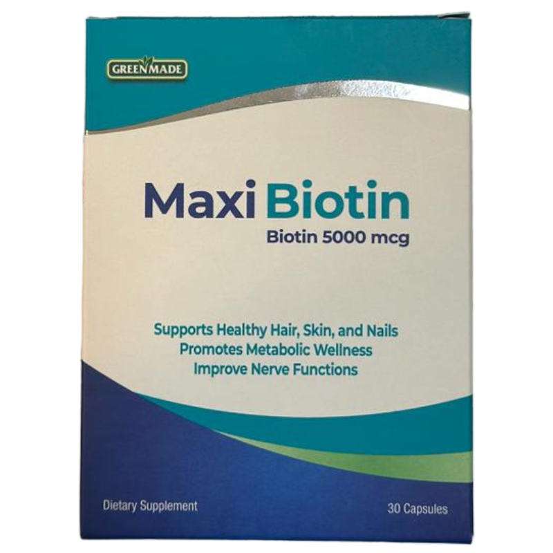 Maxi Biotin 30 Capsules Biotin 5000 Mcg-1