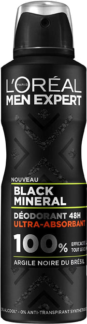 L'Oreal Men Expert Black Earth Spray Deodorant-1