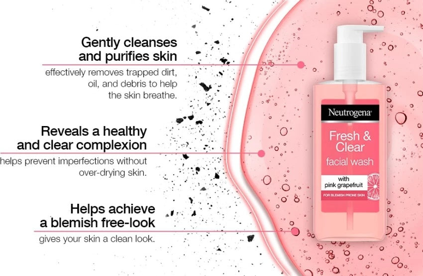 Neutrogena Fresh & Clear Facial Wash 200 ml-2