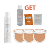 Avene Eau Thermale Spray 300ml  with Couvrance Powder Bundle Free Micellar Water, Activ B3-1