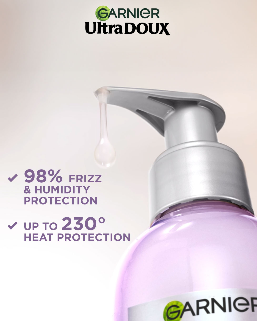 Garnier Ultra Doux Rice Water Hair Silk Smoothing Serum (120 ml)-5