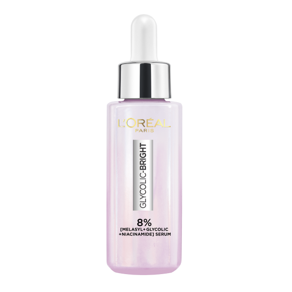 L'Oreal Paris Glycolic Bright 8% Face Serum | Brightens Dark Spots with Melasyl & Niacinamide-1