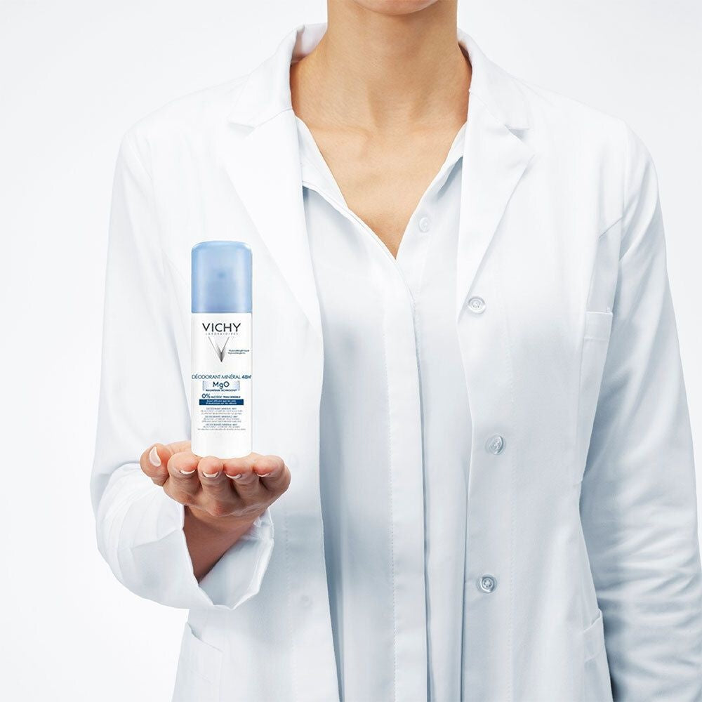 Vichy 48-Hour Mineral Deodorant Spray 125 ml | Aluminum-Free, Long-Lasting Freshness-4