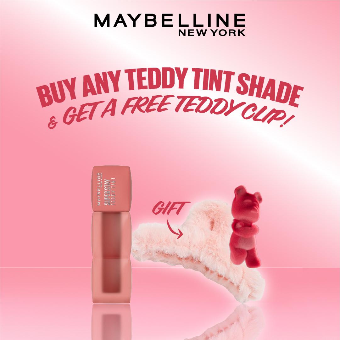 Maybelline SuperStay Teddy Tint Liquid Lip Tint - Soft Matte Finish, 5 Shades | Buy Any Shade & Get a Free Teddy Clip-2