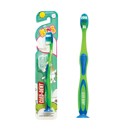Cleo-Dent Kids Medium Toothbrush – Fun Shapes for Effective Daily Brushing-1