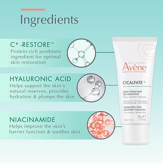 Avene Cicalfate Emulsion 40ML - Repairing and Soothing Emulsion for Sensitive, Irritated Skin-4
