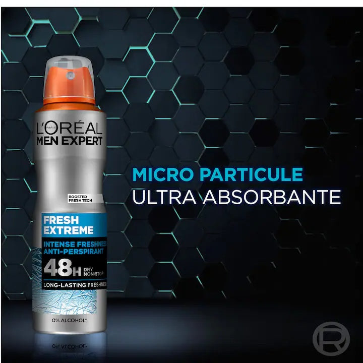 L'Oreal Men Expert Fresh Extreme Deodorant Spray 150 ml – Ultimate Freshness & Protection-4
