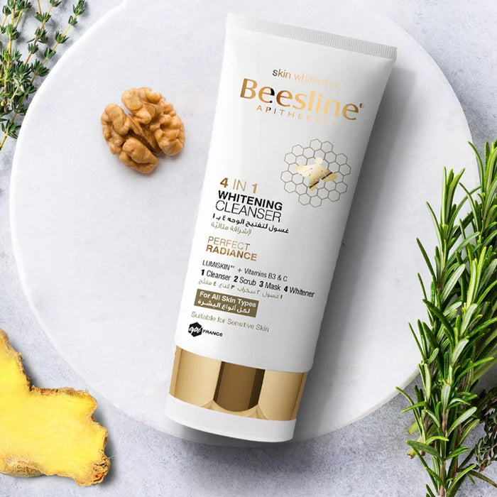 Beesline 4 in 1 Whitening Cleanser – Cleanses, Brightens, Exfoliates, and Removes Makeup-3