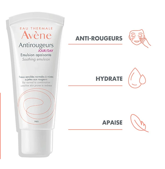 Avene Antirougeurs Day Moisturising Emulsion Spf 30-3