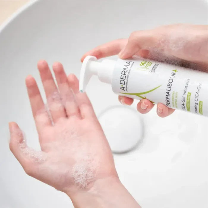 Aderma Dermalibour+ Foaming Gel for Irritated Skin 200ml – Gentle Cleanser for Sensitive and Irritated Skin..-4