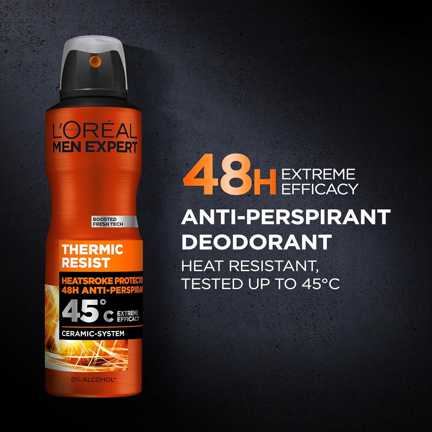 L'Oreal Paris Men Expert Thermic Resist Deodorant Spray 150 ml – Heat & Sweat Defense-5