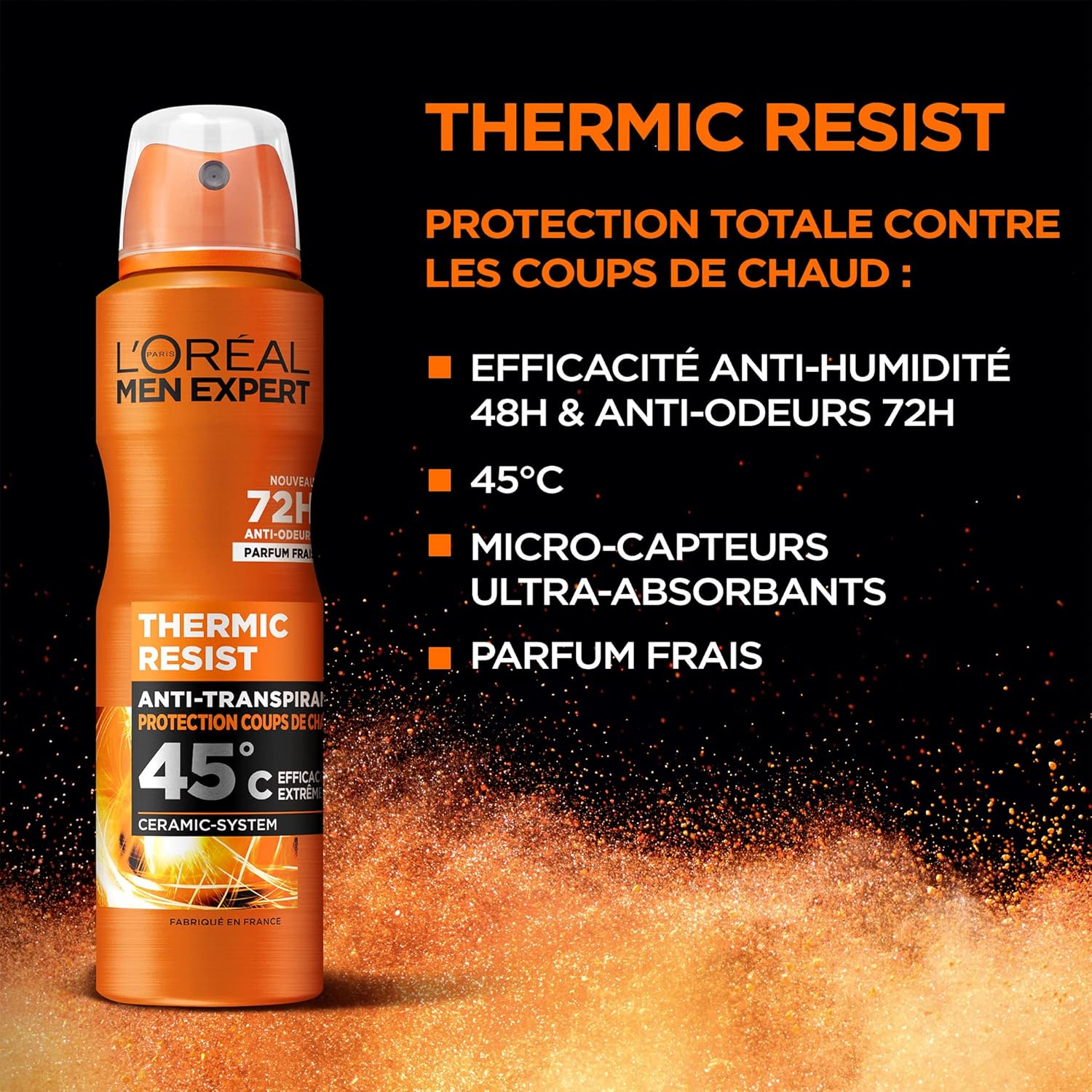 L'Oreal Paris Men Expert Thermic Resist Deodorant Spray 150 ml – Heat & Sweat Defense-2