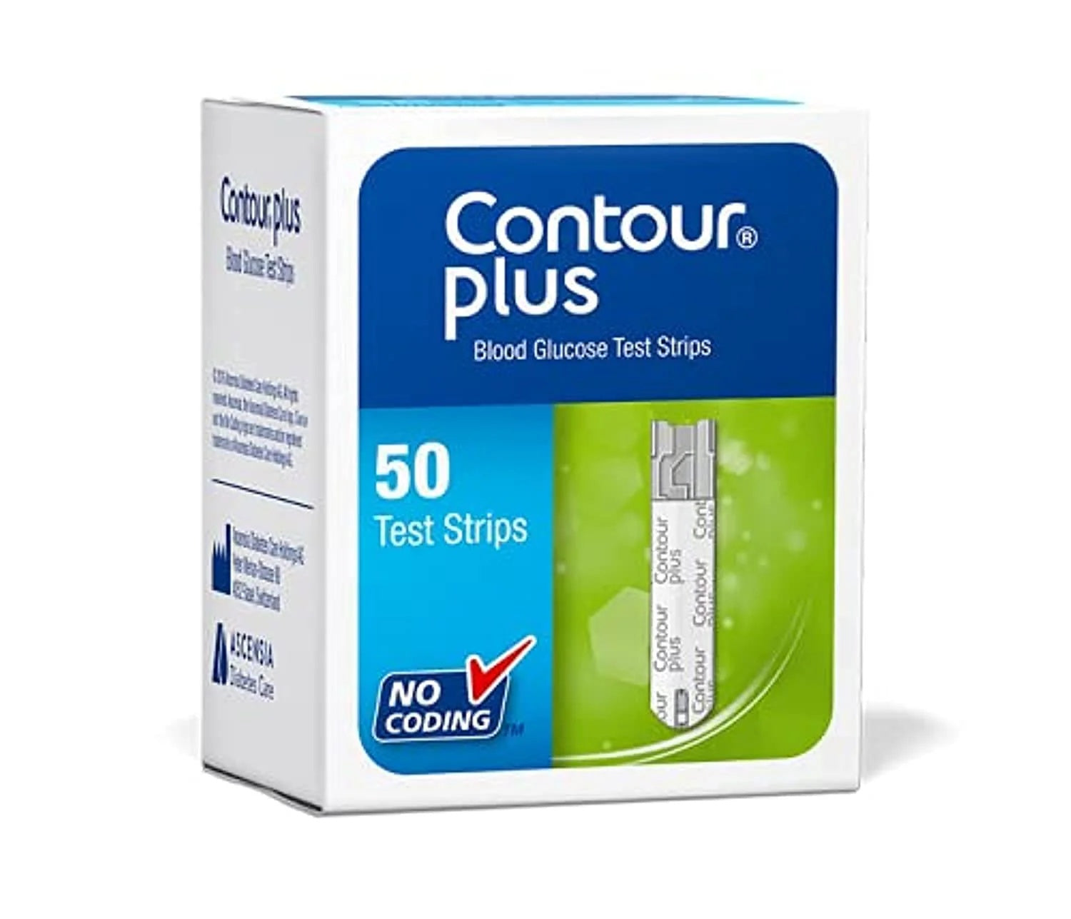 Contour Plus Blood Glucose Test Strips 50 Strips 1+1-1