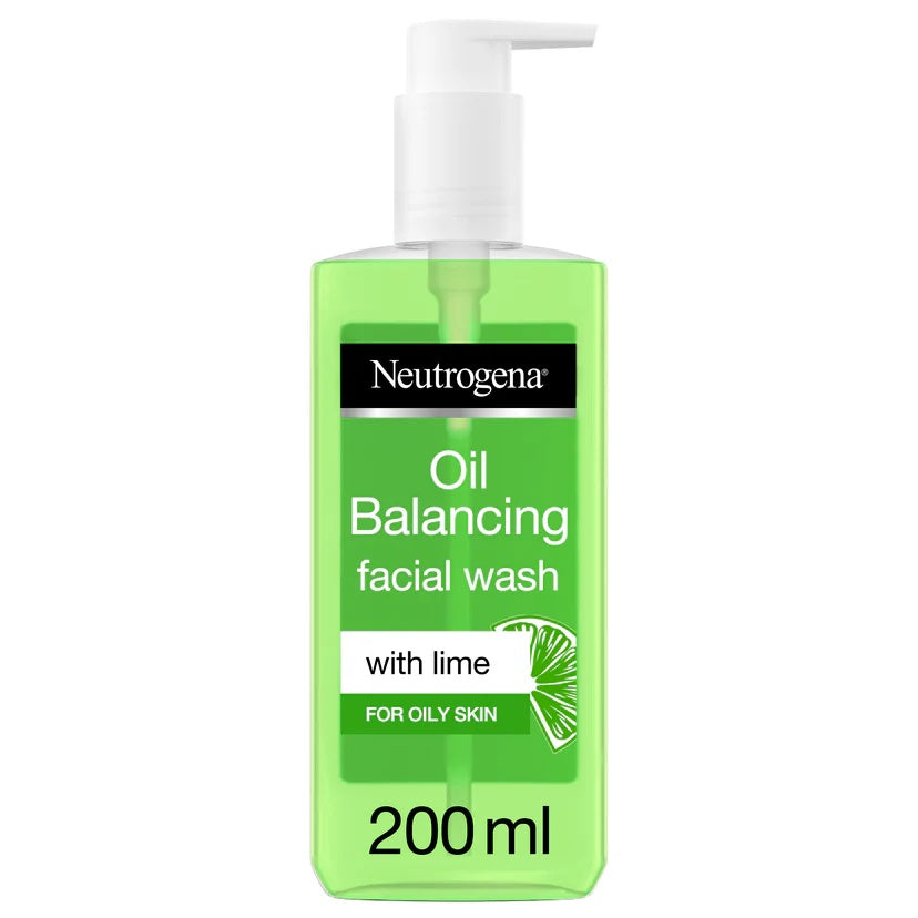 Neutrogena Oil Balancing Facial Wash with Lime Scent - 200ml 20% off-1
