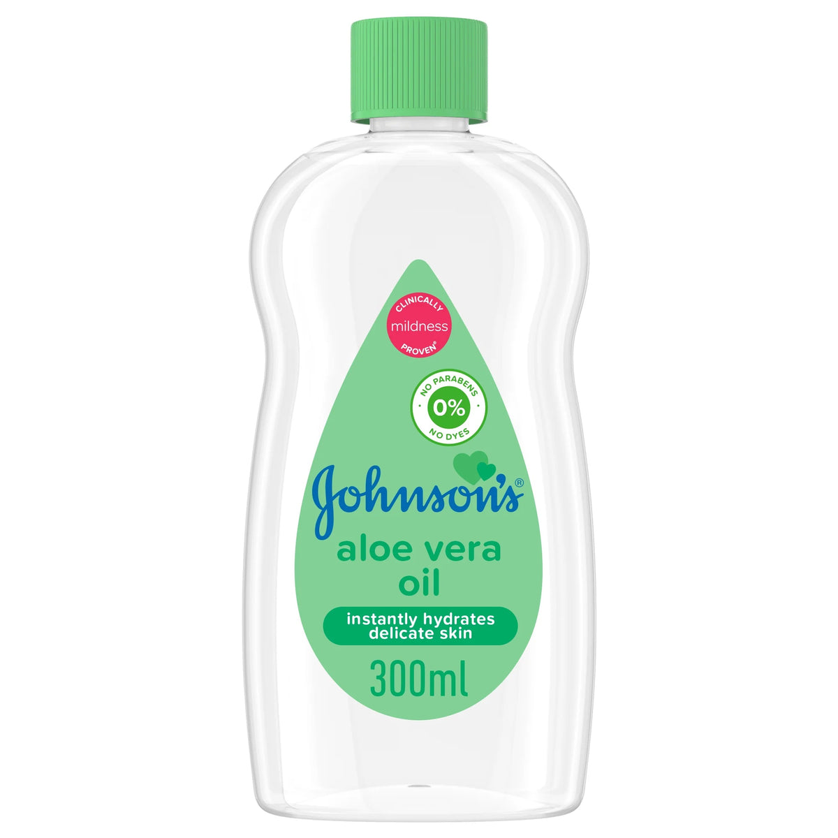 Johnson's Baby Oil with Aloe Vera 300ml-1