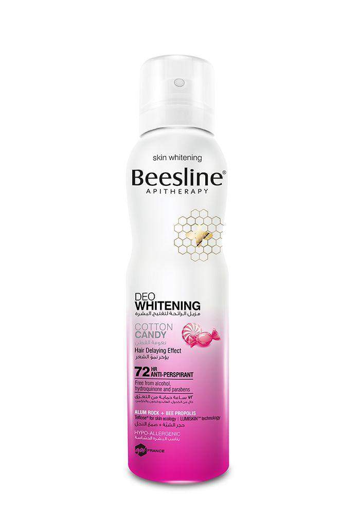 Beesline Whitening Deodorant Cotton Candy - 48-Hour Protection, Dark Spot Reduction, Natural Ingredients, 150ml-1
