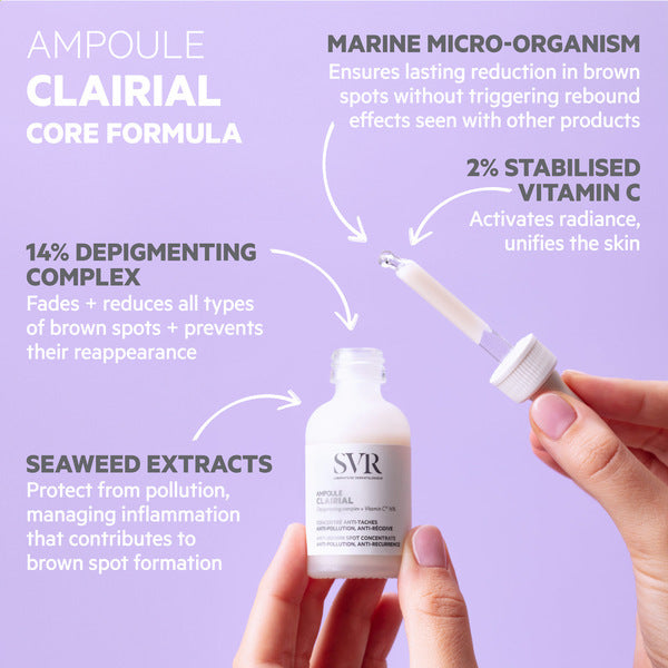 SVR Clairial Ampoule - Hyperpigmentation Face Serum 30ml | Targeted Treatment for Dark Spots and Uneven Skin Tone-3