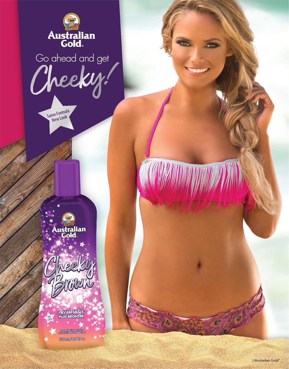 Australian Gold Cheeky Brown Accelerator Dark Natural Bronzer 250ml