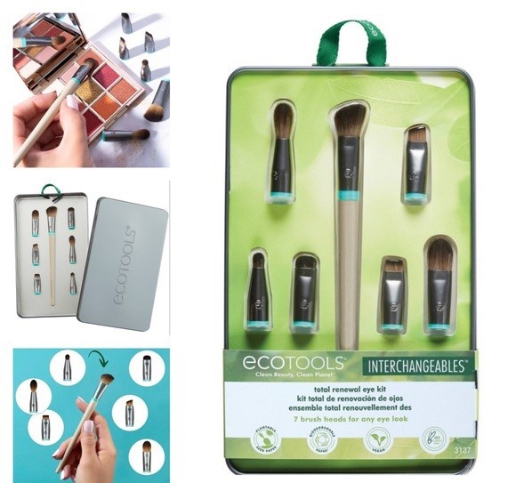 EcoTools Brush Set + 7 Interchangeable Heads Total Renewal-4