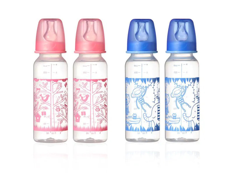 Tommee Tippee 2 Essentials Decorated Bottles 250ml 3M+-2